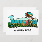 Jamaica Strong Postcard Briefkaart (Voorkant / Achterkant)