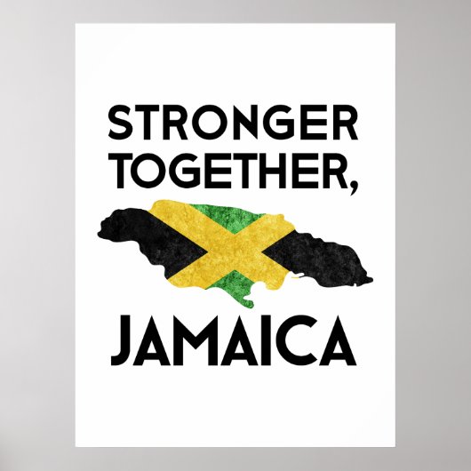 Jamaica Strong – Standing Together After Hurricane Poster (Voorkant)