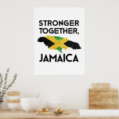Jamaica Strong – Standing Together After Hurricane Poster (Keuken)