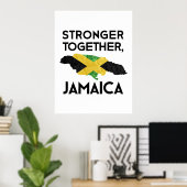 Jamaica Strong – Standing Together After Hurricane Poster (Thuiskantoor)
