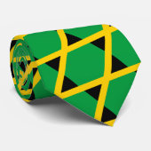 Jamaica Stropdassen, mode Jamaicaanse vlag, bedrij Stropdas (Opgerold)