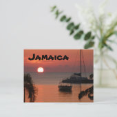 Jamaica Sunset Briefkaart (Staand voorkant)