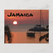 Jamaica Sunset Briefkaart (Voorkant)