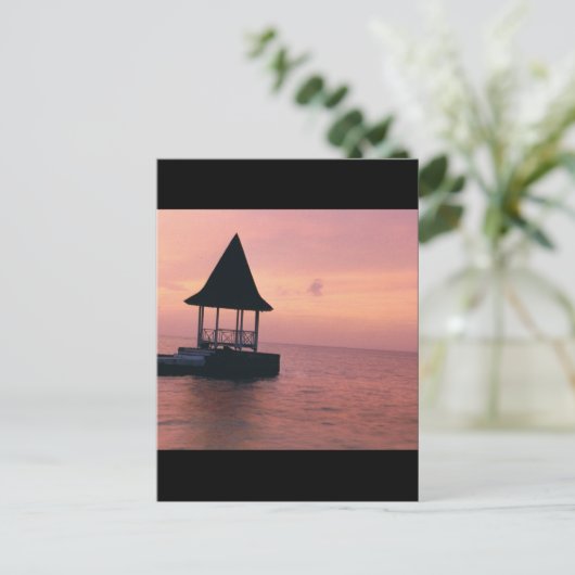 Jamaica Sunset Briefkaart (Staand voorkant)