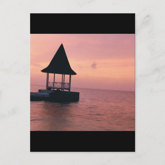 Jamaica Sunset Briefkaart (Voorkant)