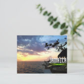 Jamaica Sunset Briefkaart (Staand voorkant)