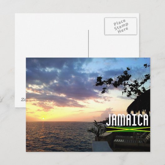 Jamaica Sunset Briefkaart (Voorkant / Achterkant)