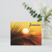 Jamaica Sunset Postcard Briefkaart (Staand voorkant)
