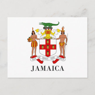 JAMAICA - symbool/wapen/vlag/kleuren/embleem Briefkaart