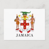 JAMAICA - symbool/wapen/vlag/kleuren/embleem Briefkaart (Voorkant)