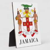 JAMAICA - symbool/wapen/vlag/kleuren/embleem Fotoplaat (Zijkant)
