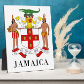 JAMAICA - symbool/wapen/vlag/kleuren/embleem Fotoplaat (Zijkant)