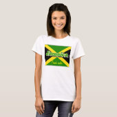 Jamaica t-shirts, liniaal t-shirt (Voorkant volledig)