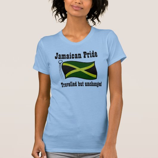 Jamaica t-shirts, reisde maar ongewijzigd t-shirt (Voorkant)
