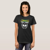 Jamaica Table Tennis Jamaican Ping Pong Support T-shirt (Voorkant volledig)