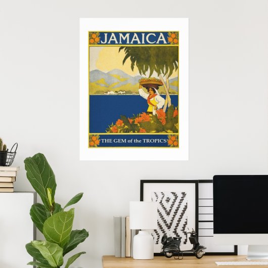 Jamaica The Gem of Tropics Canvas Print (Thuiskantoor)
