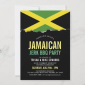 Jamaica thema keuken | Party Flag Uitnodigen Kaart (Voorkant)