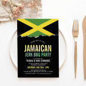 Jamaica thema keuken | Party Flag Uitnodigen Kaart