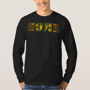Jamaica Thuis Rastafarian Reggae Vintage Jamaicaan T-shirt