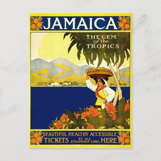 Jamaica Travel Briefkaart (Voorkant)
