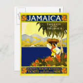  Jamaica Travel Briefkaart (Voorkant / Achterkant)