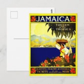  Jamaica Travel Briefkaart (Voorkant / Achterkant)