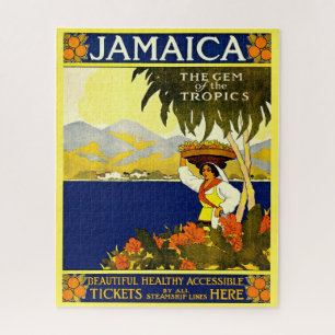 Jamaica Travel Illustratie Legpuzzel