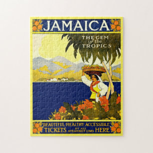  Jamaica Travel Illustratie Legpuzzel