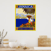  Jamaica Travel Poster (Keuken)