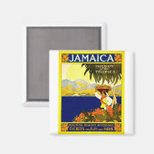  Jamaica Travel Poster Magneet (Voorkant / Achterkant)
