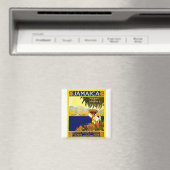  Jamaica Travel Poster Magneet (Insitu (Vaatwasser))