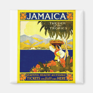  Jamaica Travel Poster Magneet