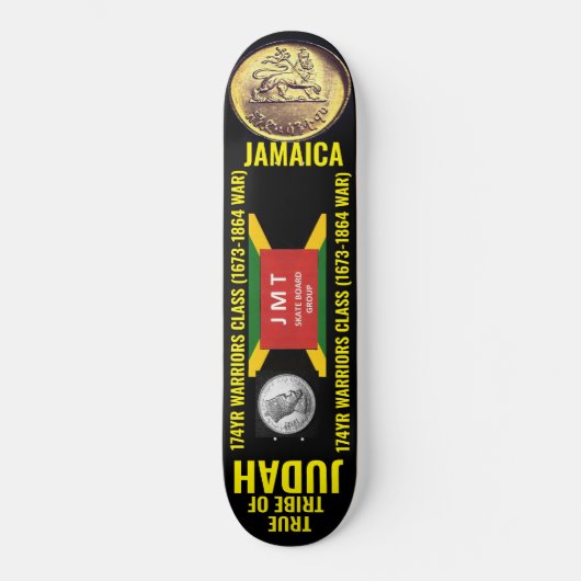 JAMAICA TRIBE OF JUDAH 174YR WARRIOR Skateboard (Voorkant)