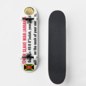 JAMAICA TRIBE VAN JUDAH (GEN 49:8) Skateboard (Voorkant)