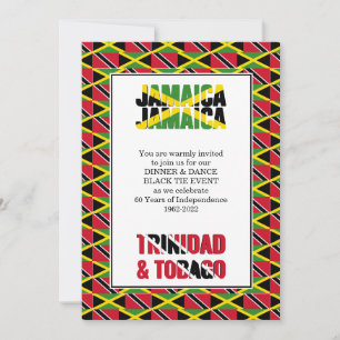 Jamaica Trinidad 60e Verjaardag van de Onafhankeli Kaart