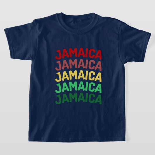 Jamaica Trip vakantie group matching typografie T-shirt (Laagn)
