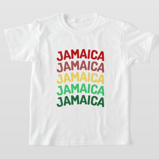 Jamaica Trip vakantie group matching typografie T-shirt (Laagn)