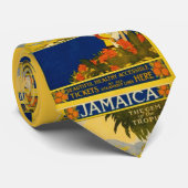 Jamaica Tropics Steamship Vintage Poster Stropdas (Opgerold)