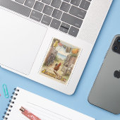 Jamaica tropische charme sticker (Laptop met iPhone)