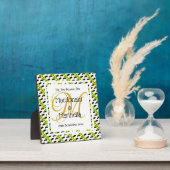 JAMAICA Trouwdag Cadeau Op Maat Gemaakt Monogram Fotoplaat (Insitu)