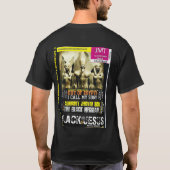 JAMAICA TRUE TRIBE JUDAH JMT Basic donker T-shirt (Achterkant)