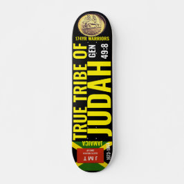JAMAICA TRUE TRIBE OF JUDAH Skateboard, 7¾" Deck Persoonlijk Skateboard