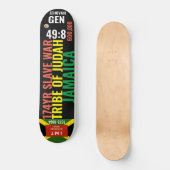 JAMAICA TRUE TRIBE VAN JUDAH Skateboard (Voorkant)