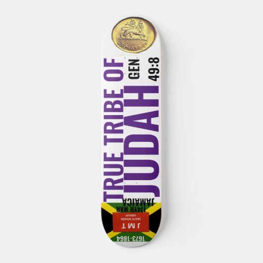 JAMAICA TRUE TRIBE VAN JUDAH Skateboard (Voorkant)