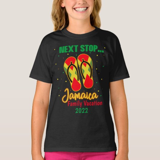 Jamaica Vacation Next Stop Jamaica Group Matching  T-shirt (Voorkant)