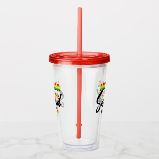 Jamaica Vacation Squad Group Matching Reggae Acryl Drinkbeker (Rechts)