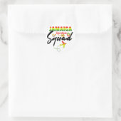 Jamaica Vacation Squad Group Matching Reggae Ronde Sticker (Tas)