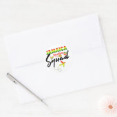 Jamaica Vacation Squad Group Matching Reggae Ronde Sticker (Envelop)