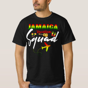 Jamaica Vacation Squad Group Matching Reggae T-Sh T-shirt