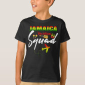 Jamaica Vacation Squad Group Matching Reggae T-Sh T-shirt (Voorkant)